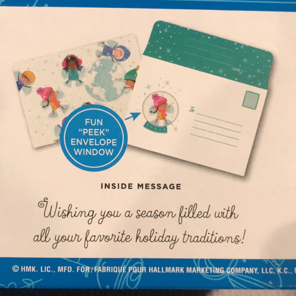 Brand new unicef Suprise “peek”Holiday cards - Picture 3 of 6